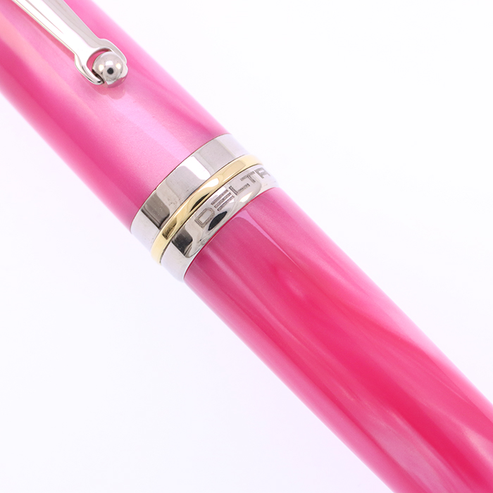 中古)DELTA デルタ 万年筆 ビンテージコレクション ピンク F（商品ID