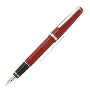 PILOT パイロット 万年筆 エラボー レッド 軟細字 (樹脂軸) メイン