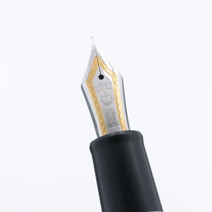 試筆のみ　マットブラック　シグマ　大型　バイカラー　プロギア　21金　万年筆 試筆のみ マットブラック シグマ 大型 バイカラー プロギア 21金