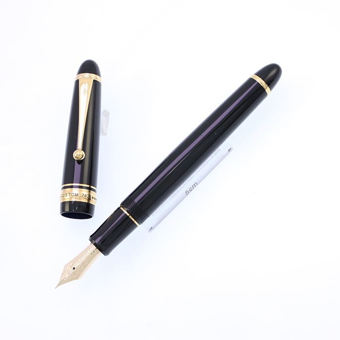 パイロット万年筆 カスタム743 極太字(BB) 黒軸 FKK3000RBBB