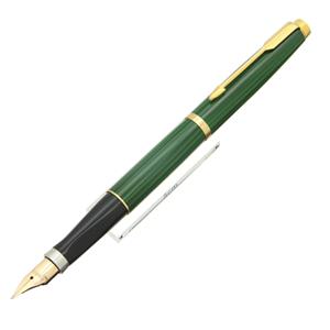 PARKER パーカー 万年筆 #75 マラカイト グリーン XF メイン