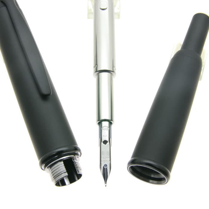 新品)PILOT パイロット 万年筆 キャップレス マットブラック（商品ID