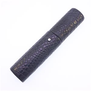 ペンケース フローレンス クロコダイルスタイル ブラック 1本用