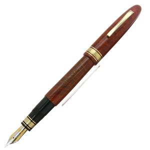 OMAS オマス 万年筆 A.M.87コレクション ブライヤーウッド オレンジ F メイン