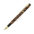 PARKER パーカー 万年筆 デュオフォールド チェック アンバーGT センテニアル M