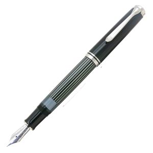 Pelikan ペリカン 万年筆 スーベレーン M815 メタルストライプ F メイン