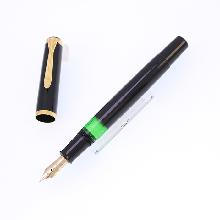 中古)Pelikan ペリカン 万年筆 スーベレーン #500 黒 F（商品ID