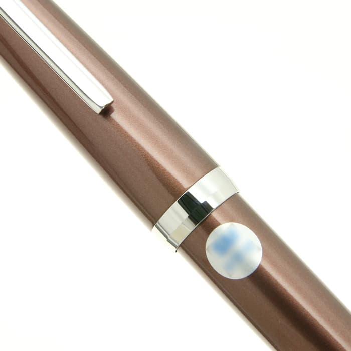 新品)PILOT パイロット 万年筆 エラボー ブラウン (金属軸)（商品ID