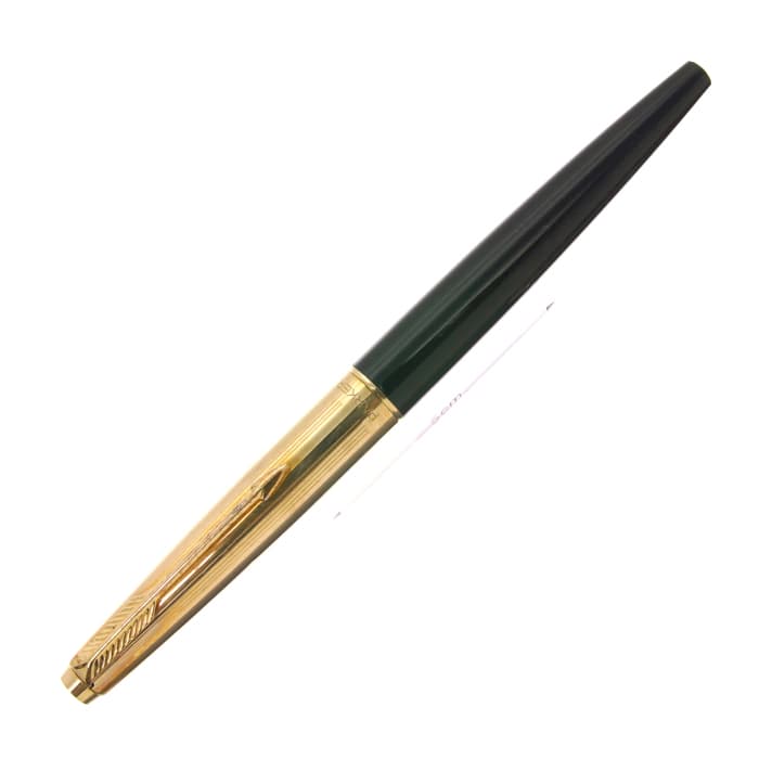 【美品】PARKER パーカー 万年筆 14Kペン先 黒×ゴールドレザーケース付 詳細ページ | 万年筆 ボールペンなど高級筆記具の販売・買取