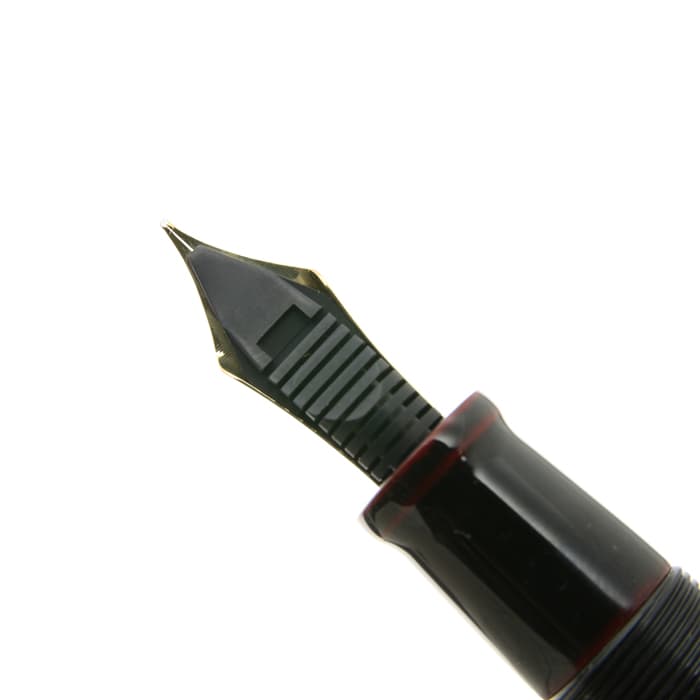 新品)NAKAYA 中屋万年筆 万年筆 シガー ポータブル 黒溜 中字（商品ID