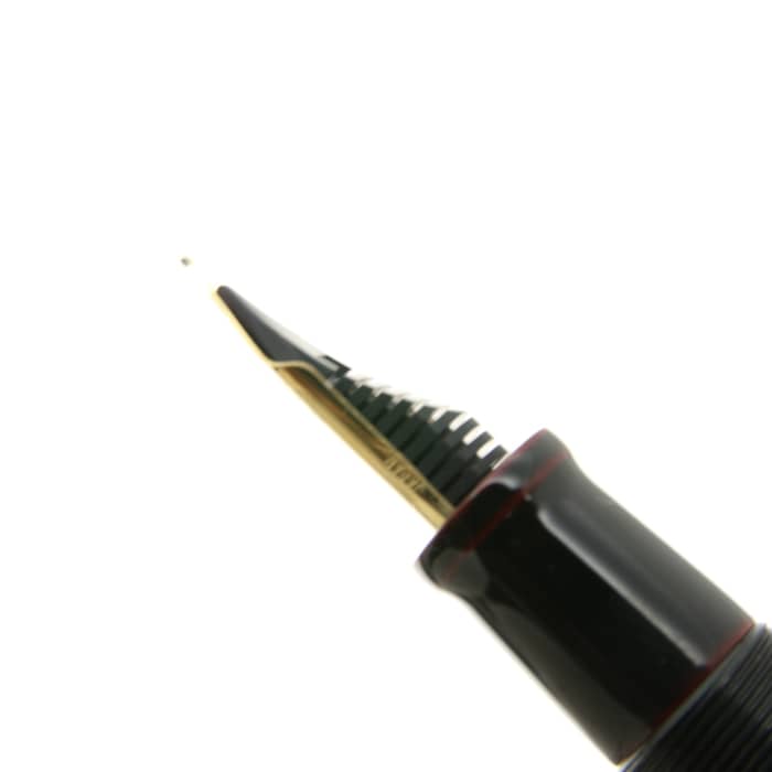 新品)NAKAYA 中屋万年筆 万年筆 シガー ポータブル 黒溜 中字（商品ID