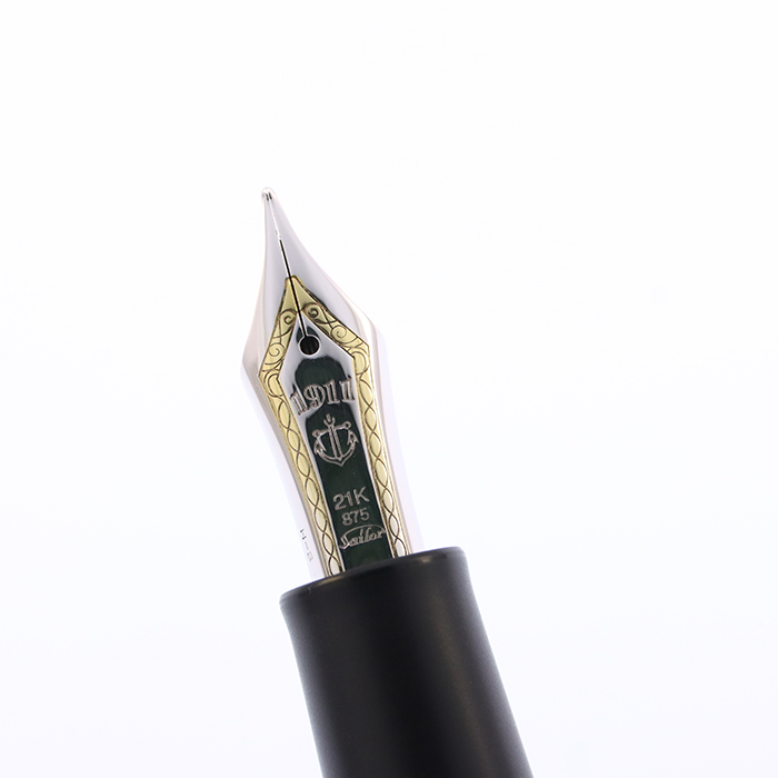 中古)SAILOR セーラー 万年筆 プロフェッショナルギア マットブラック