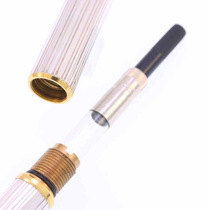 中古)WATERMAN ウォーターマン 万年筆 ル・マン100 ソリッドシルバー F