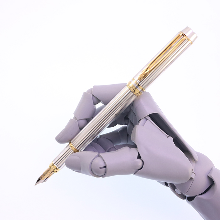 中古)WATERMAN ウォーターマン 万年筆 ル・マン100 ソリッドシルバー F