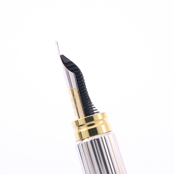 中古)WATERMAN ウォーターマン 万年筆 ル・マン100 ソリッドシルバー F