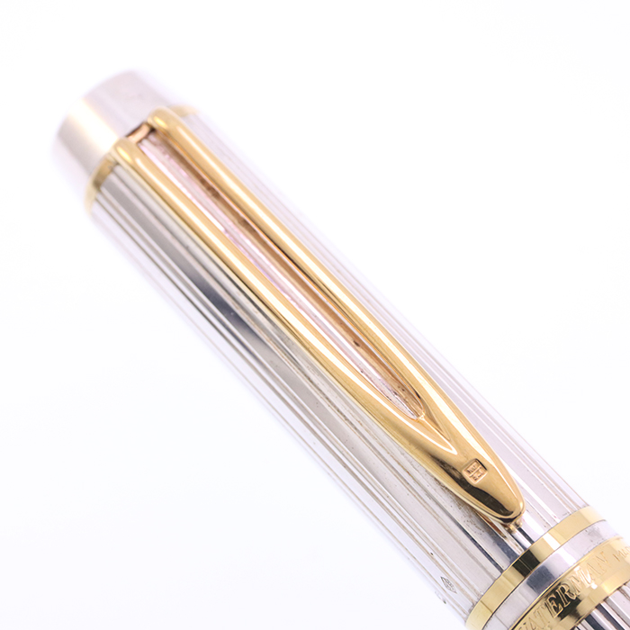 【希少】廃盤品　ウォーターマン　銀製万年筆　ルマン100ソリッドシルバー 中古)WATERMAN ウォーターマン 万年筆 ル・マン100 ソリッドシルバー F