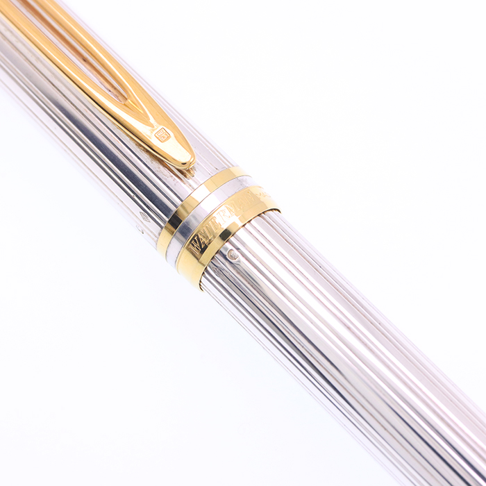 中古)WATERMAN ウォーターマン 万年筆 ル・マン100 ソリッドシルバー F
