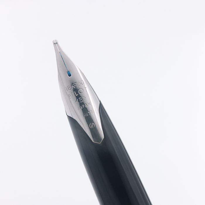 パイロット カスタム スターリングシルバー ペン先18K‐750M インク無