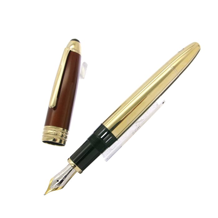 中古)MONTBLANC モンブラン 万年筆 マイスターシュテュック ソリテール ...