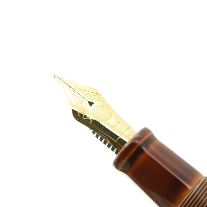 新品)NAKAYA 中屋万年筆 万年筆 ライター 十角TW ポータブル 鴇溜 中字