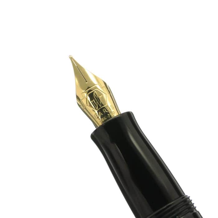 ウォーターマン WATERMAN チャールストン 万年筆 黒 18K M ウォーターマン WATERMAN チャールストン 万年筆 黒 18K M