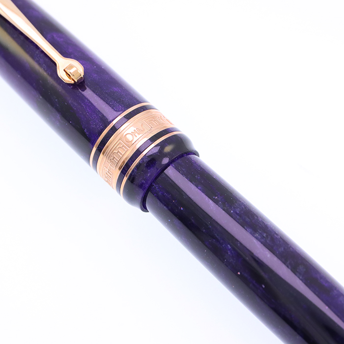 新品)OMAS オマス 万年筆 ボローニャ ディープアメジスト ローズ