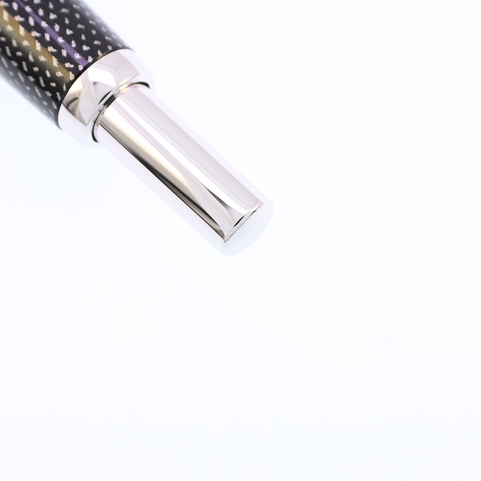 中古)PILOT パイロット 万年筆 キャップレス 絣 黒 極細字（商品ID