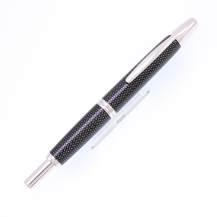 中古)PILOT パイロット 万年筆 キャップレス 絣 黒 極細字（商品ID
