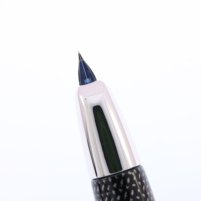 中古)PILOT パイロット 万年筆 キャップレス 絣 黒 極細字（商品ID