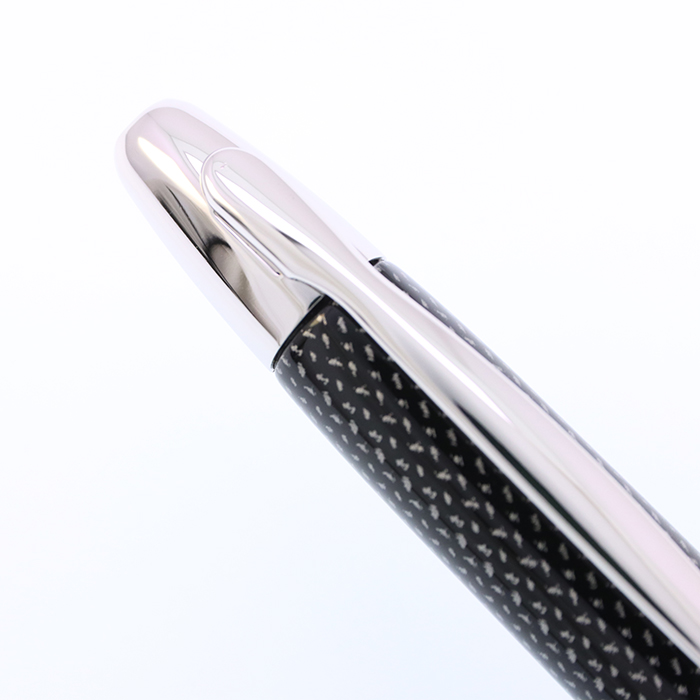 中古)PILOT パイロット 万年筆 キャップレス 絣 黒 極細字（商品ID