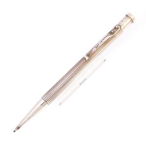 メカニカルペンシル ディプロマット スターリングシルバー 丸軸 ラインド 1.18mm