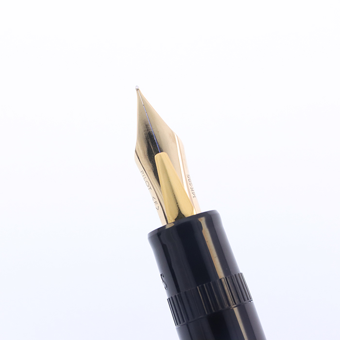 試筆のみ　初代　ジャスタス　14金　万年筆　細字　パイロット　嵌合式　備品付き 試筆のみ 初代 ジャスタス 14金 万年筆 細字 パイロット 嵌合式 備品付き