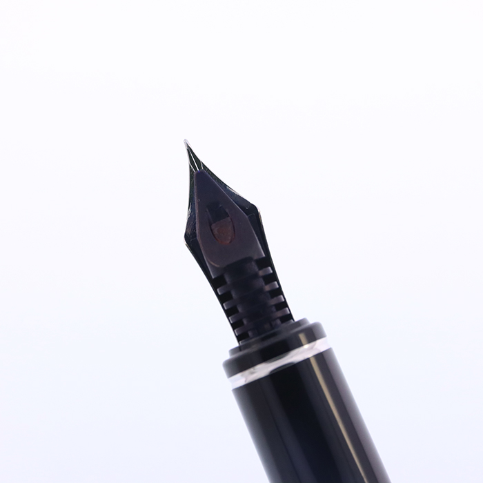 中古)PILOT パイロット 万年筆 グランセ ブラック&グリーン シルバー