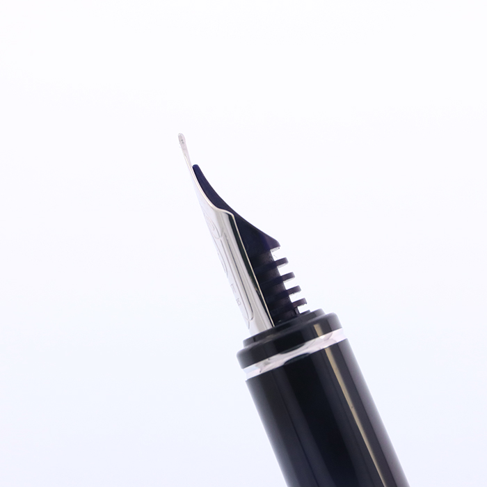 中古)PILOT パイロット 万年筆 グランセ ブラック&グリーン シルバー