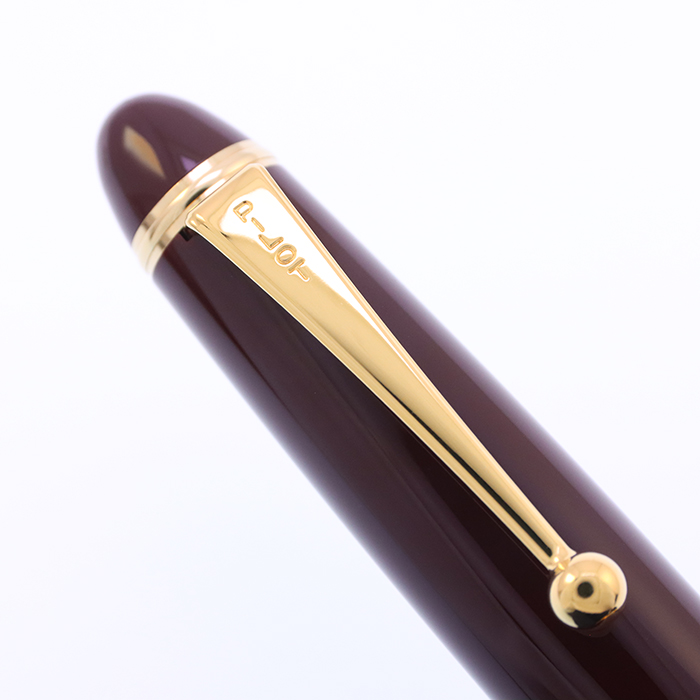 中古)PILOT パイロット 万年筆 カスタム743 ディープレッド 極細字