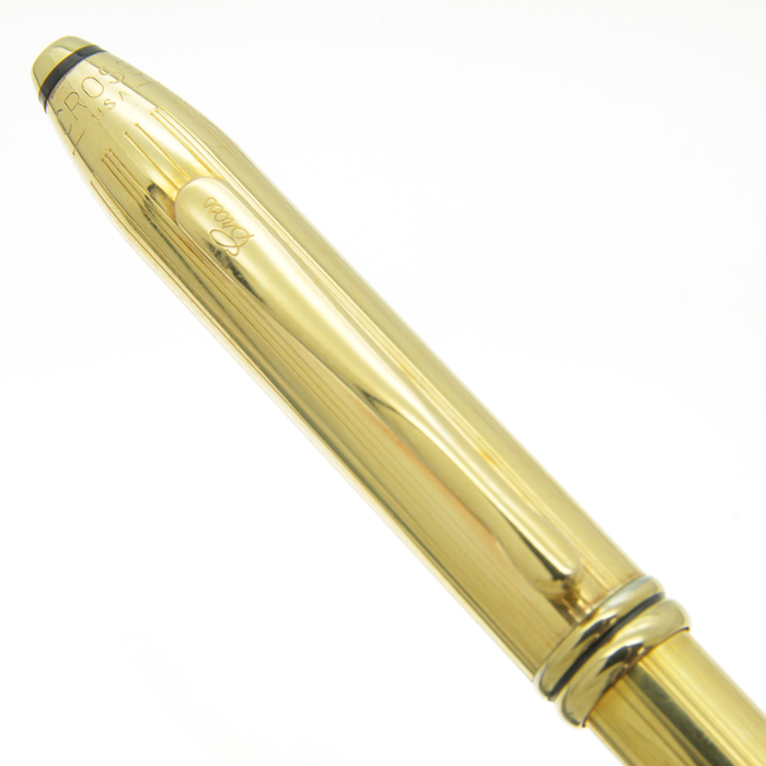 CROSSクロス　TOWNSEND★自宅保管★18金張ボールペン　No.167 Townsend Classic Black Lacquer Rollerball Pen | Cross – A.T. Cross