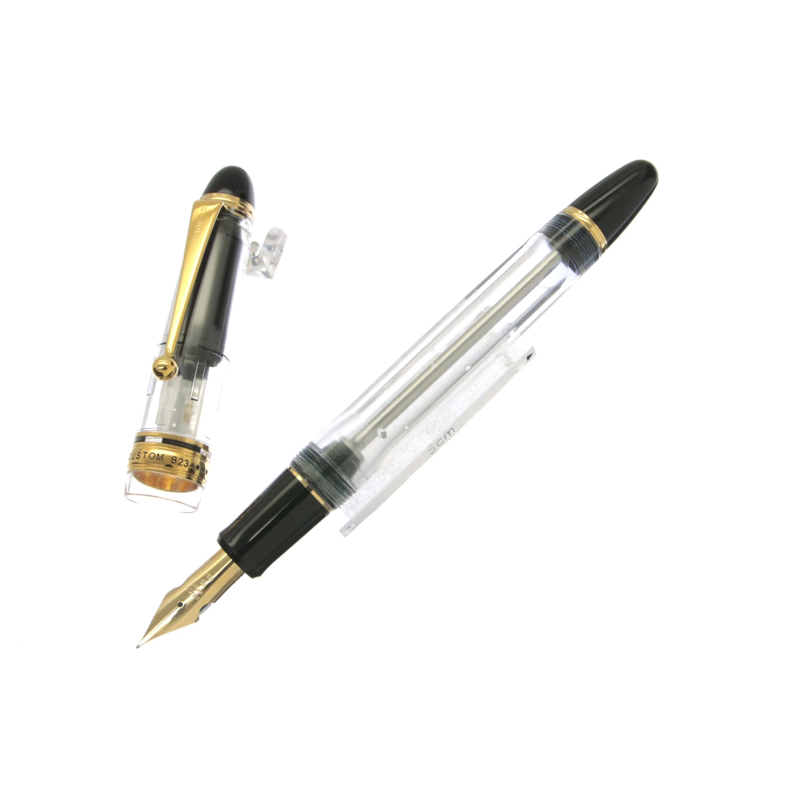 パイロット カスタム823 透明 WA ウェーバリー アサヒヤ紙文具店限定