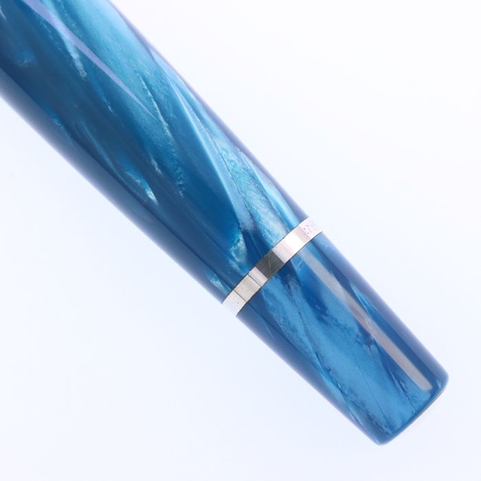 中古)Montegrappa モンテグラッパ 万年筆 ミヤ ターコイズブルー F