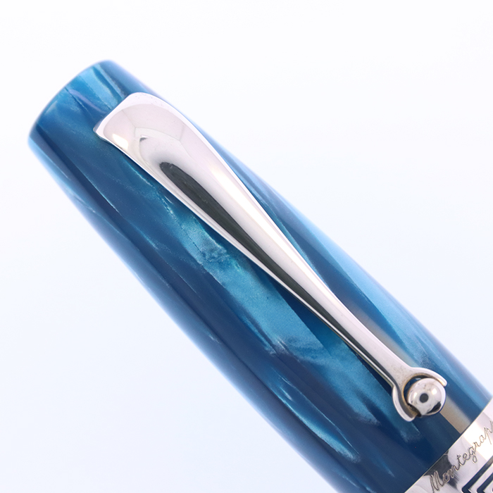 中古)Montegrappa モンテグラッパ 万年筆 ミヤ ターコイズブルー F