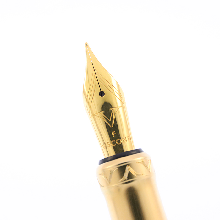 新品)VISCONTI ビスコンティ 万年筆 オペラ ゴールド ブラック F（商品