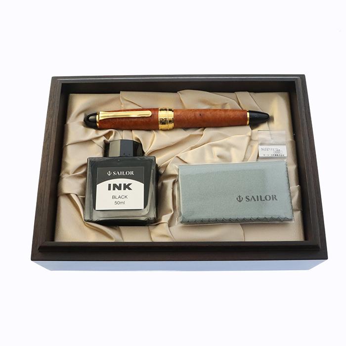 中古)SAILOR セーラー 万年筆 キングプロフィット ブライヤー 中字