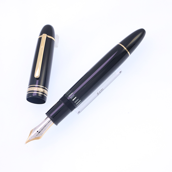 希少　超美品 モンブラン 149 なで肩18C（EF）エボナイト縦2本溝　万年筆 希少 美品 モンブラン149 なで肩18C（F）エボナイト縦2本溝