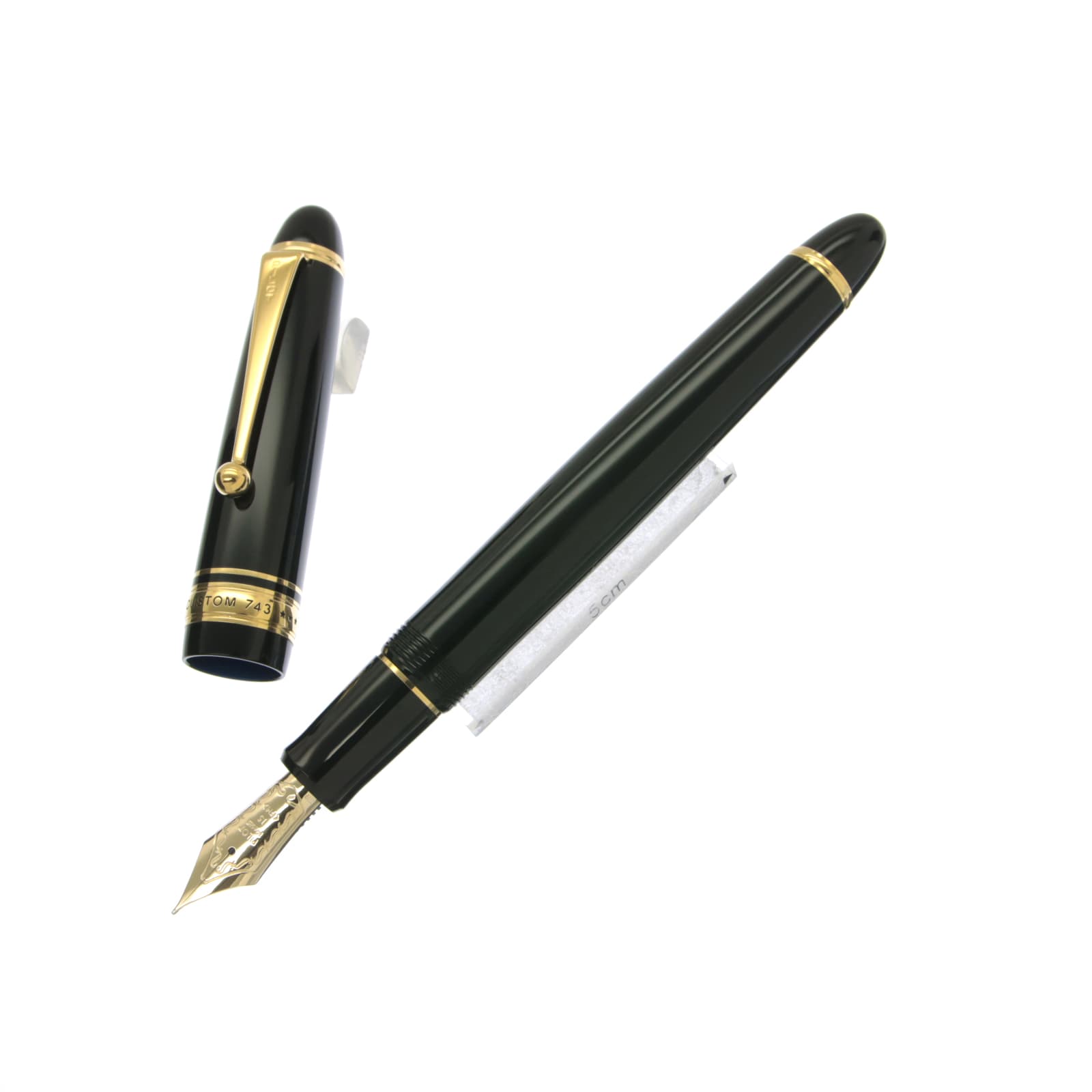 PILOTj万年筆　CUSTOM 743 万年筆 黒 FM 　インク付 img020201fkv-5mr-b.jpg