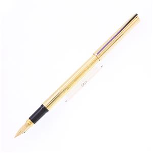 万年筆 クラシック ライン ゴールドプレート 漆黒クリップ