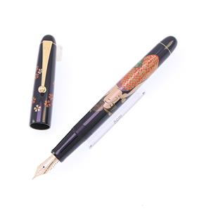 万年筆 ナミキ ニッポンアートコレクション 平蒔絵 ビードロ 中字