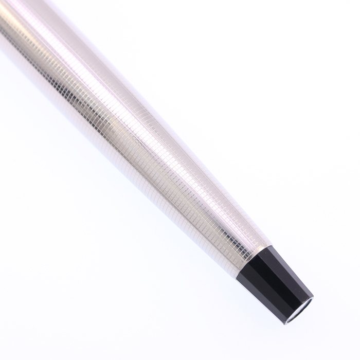 中古)PILOT パイロット 万年筆 格子柄 ステンレス シグネチャー（商品