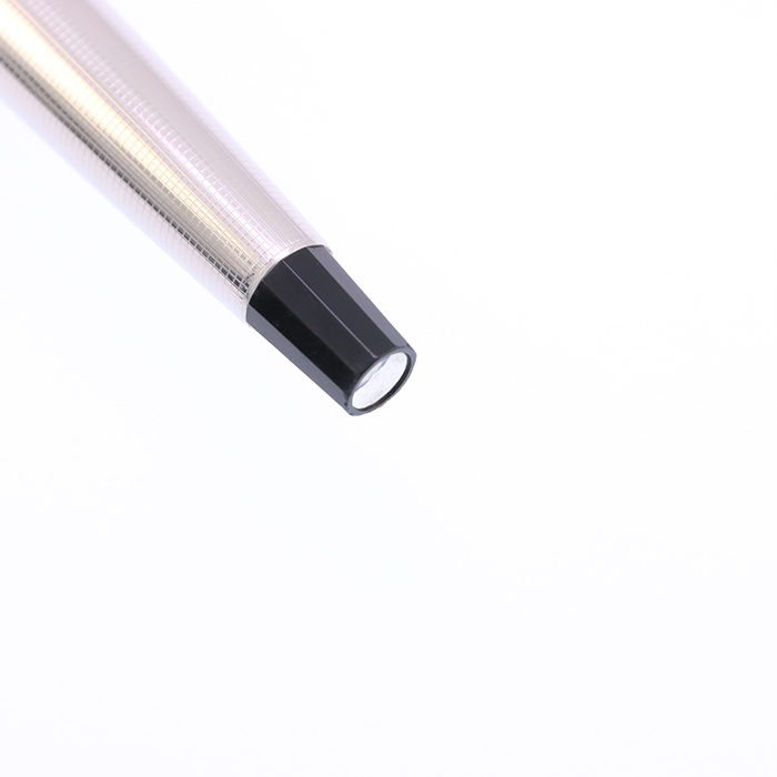 中古)PILOT パイロット 万年筆 格子柄 ステンレス シグネチャー（商品