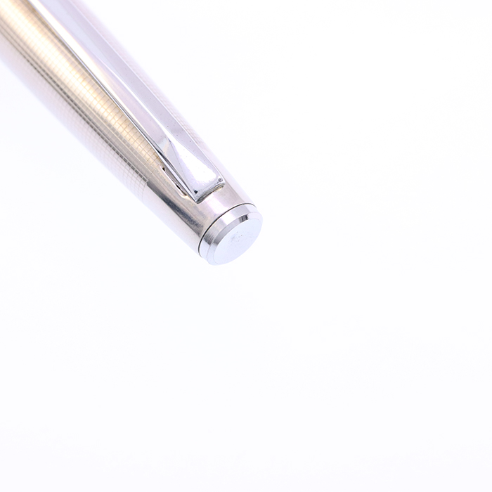 中古)PILOT パイロット 万年筆 格子柄 ステンレス シグネチャー（商品
