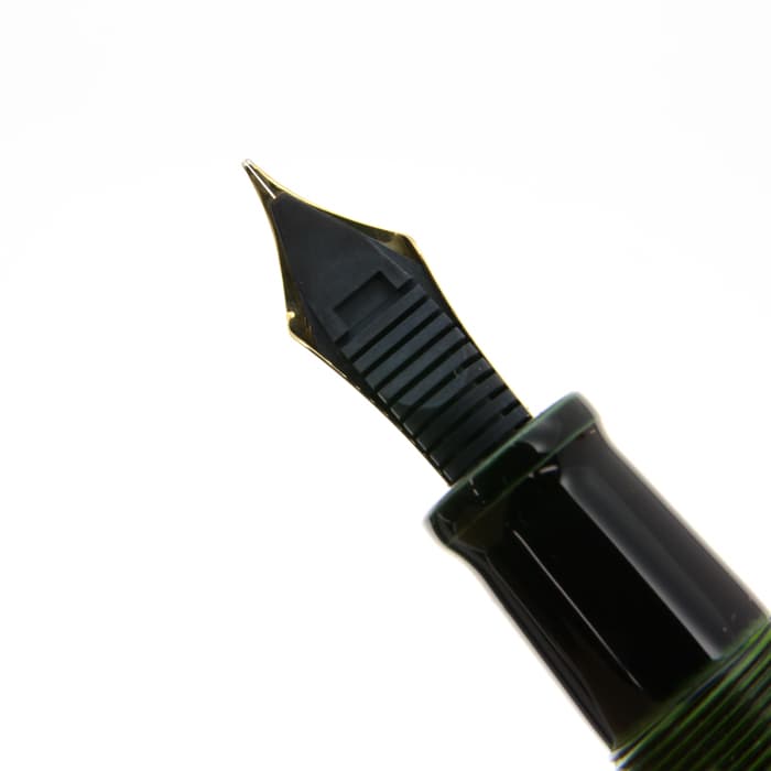 新品)NAKAYA 中屋万年筆 万年筆 シガー 十角TW ポータブル 緑溜 中字