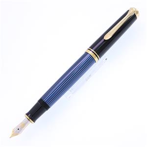 Pelikan ペリカン 万年筆 スーベレーン M600 ブルーストライプ F メイン